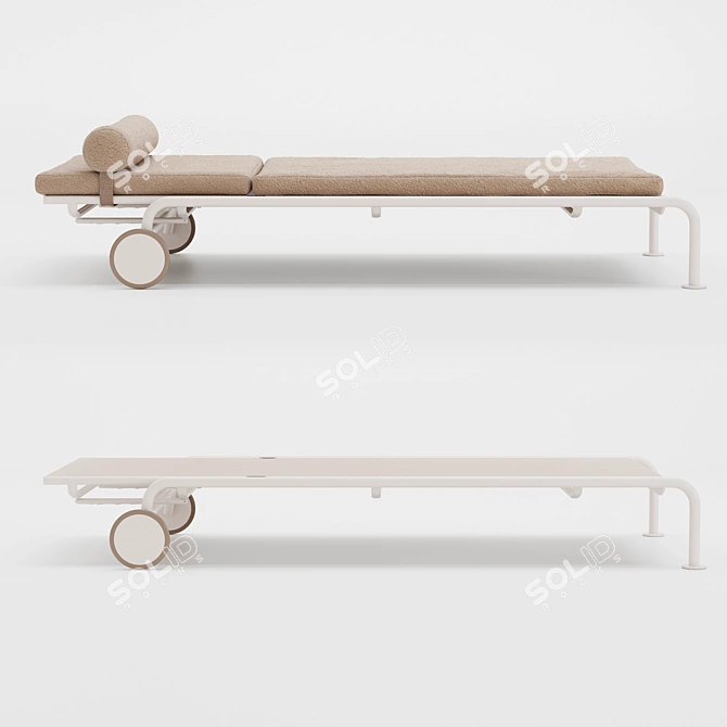 Designer Sunbed by B&B Italia 3D model image 2