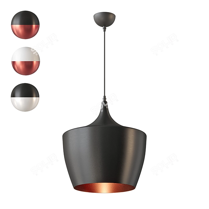 DE FRAN Sirius Pendant Light 3D model image 1