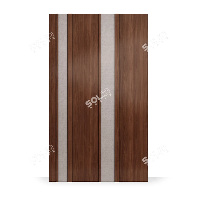 Beo Suede Wall Panels 3D model image 1