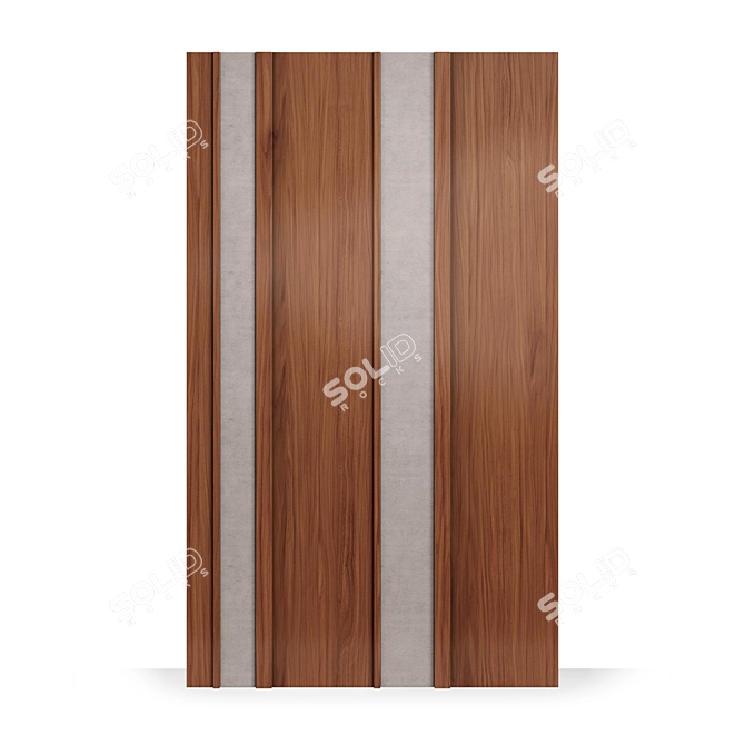 Beo Suede Wall Panels 3D model image 2
