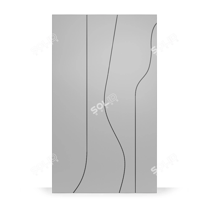 Nix Leather Wall Panels 3D model image 3