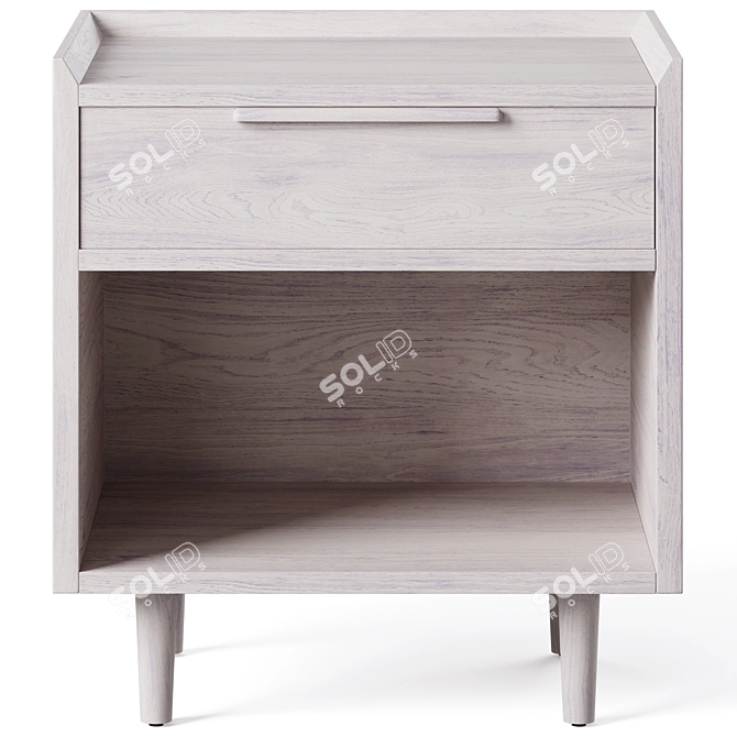 Tate Nightstand Variety Crate Barrel 3D model image 4