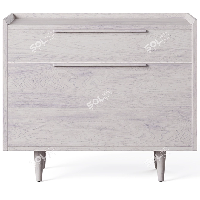  Sleek Lateral File Cabinets Collection 3D model image 2