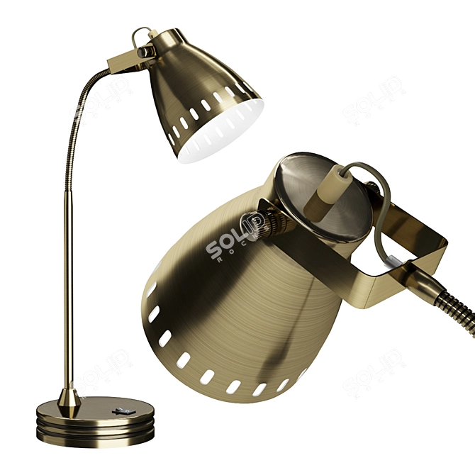 Arte Lamp Bronze Table Lamp 3D model image 1