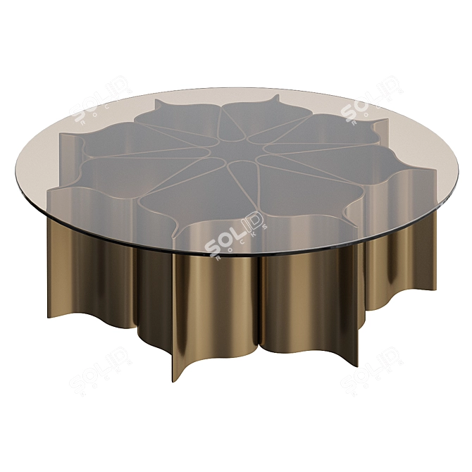 Contemporary Lotus Center Table 2013 3D model image 1
