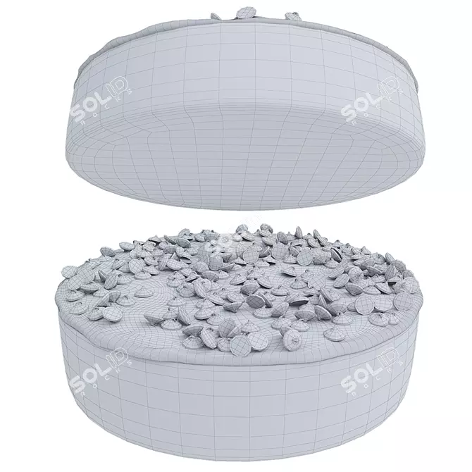 Decadent Espresso Cheesecake Delight 3D model image 5