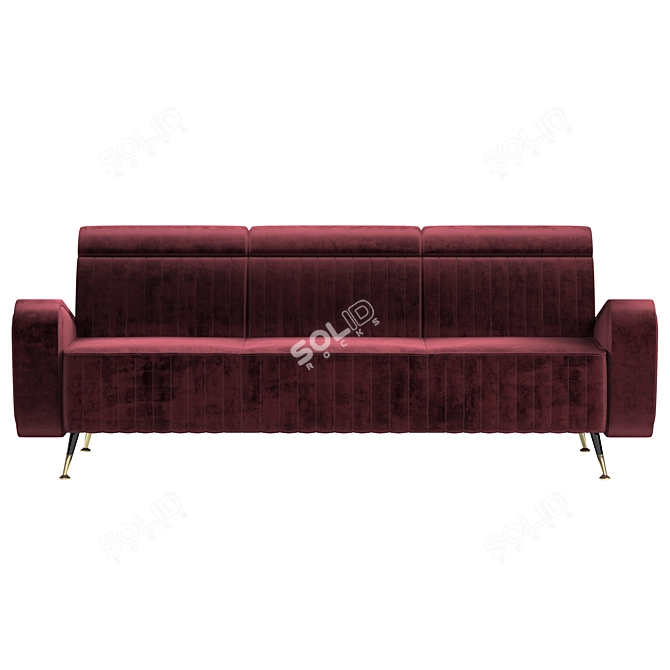 Contemporary Harrison Sofa Model 3D model image 3