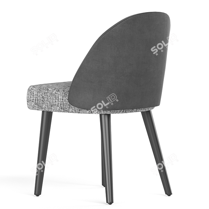 Sleek Minotti Lawson Chair 3D model image 3