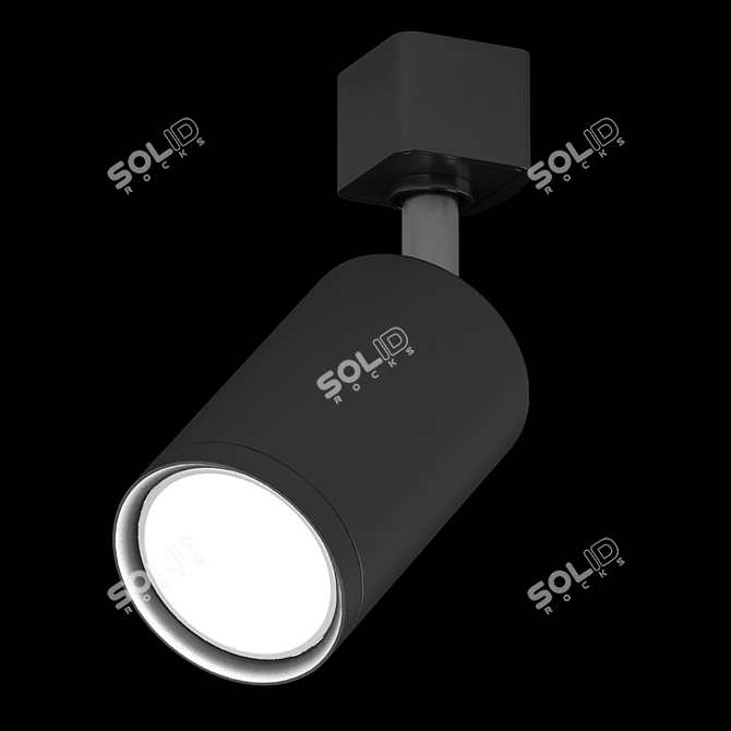 Track Lighting Set Poly 28000 3D model image 4