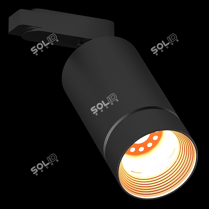 Track Lighting Set Poly 28000 3D model image 5