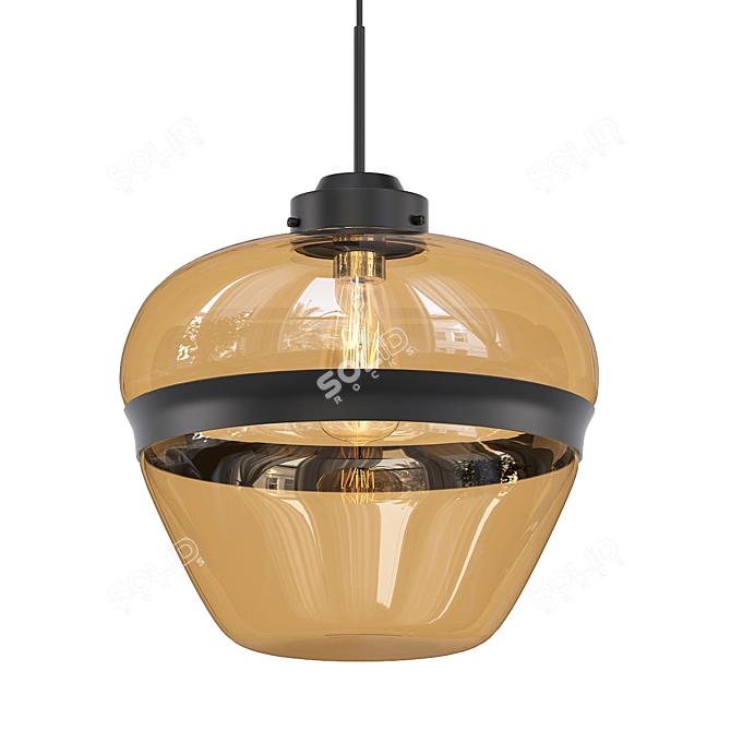 Sleek Taylor Pendant Light 3D model image 1