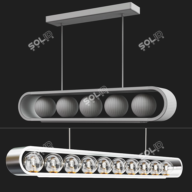 Designer Lamps INGERLINE Collection 3D model image 2