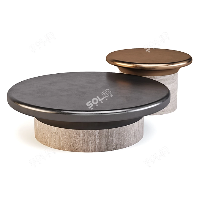 `Enne Suspence Marble Coffee Table` 3D model image 1