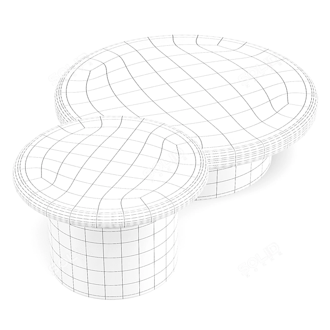 `Enne Suspence Marble Coffee Table` 3D model image 3