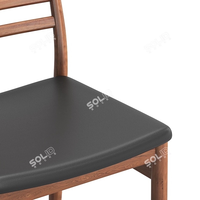 Danesa Chair: Elegant Scandinavian Design 3D model image 4