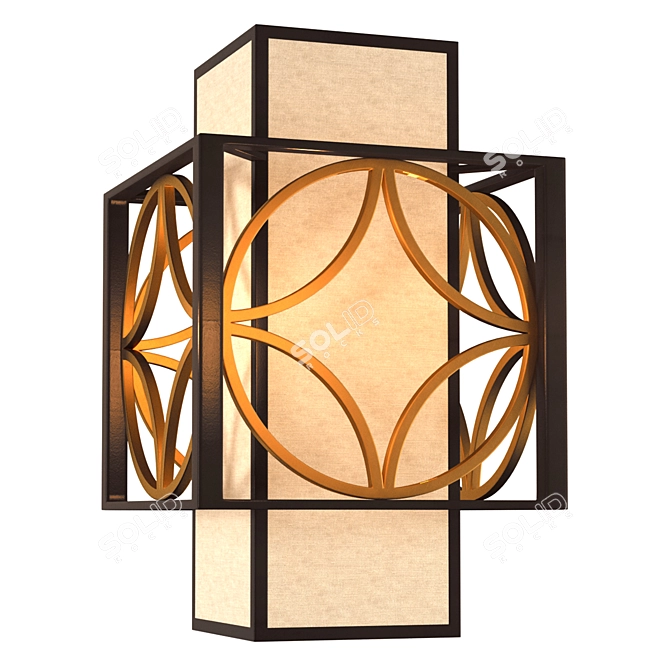 Elegant Feiss FE-REMY1 Wall Lamp 3D model image 1