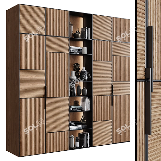 Modern Style Wardrobe 45 3D model image 1