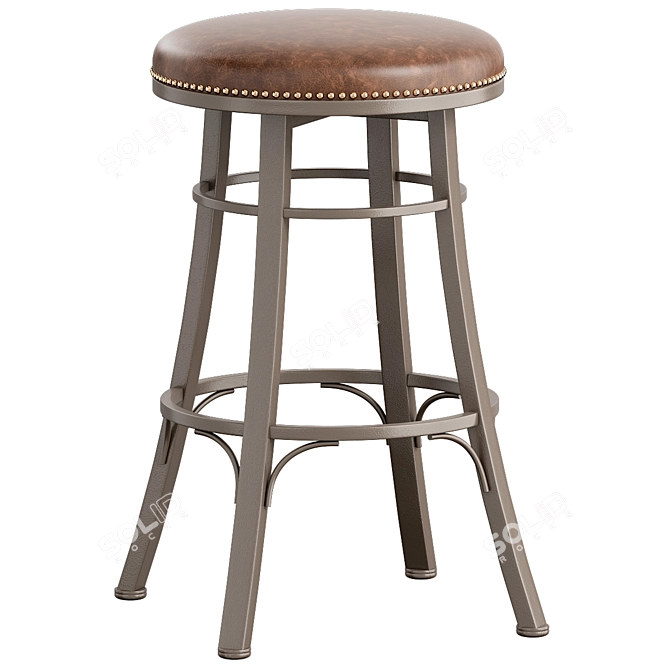 Modern Bali Bar Stool 2015 3D model image 1