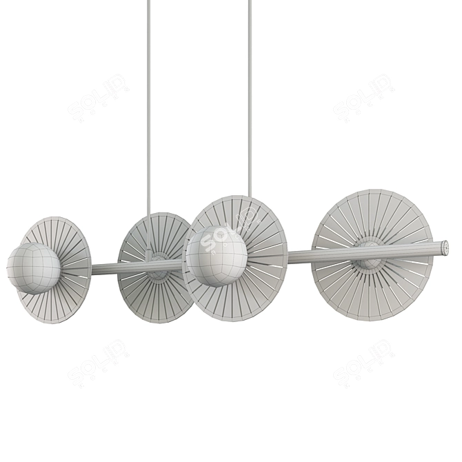 Sunflower 3D Model Metal Glass 3D model image 2