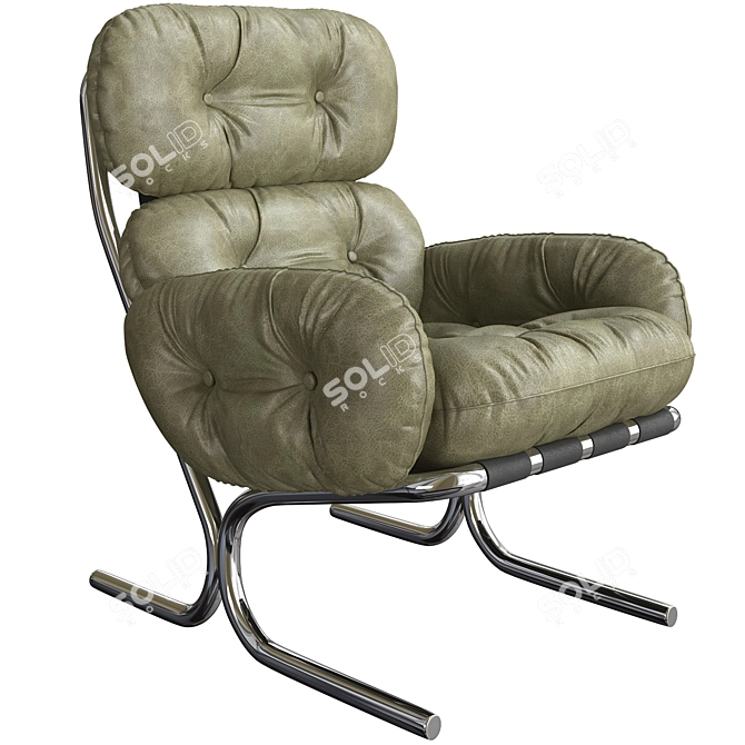 Modern Design Lounge Set 3D Model 3D model image 1