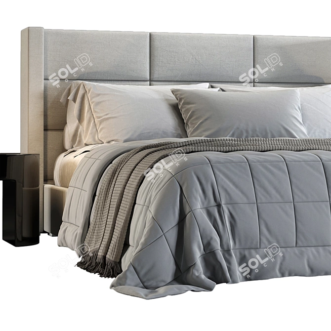 Minotti Spencer Bed Model 3D model image 9