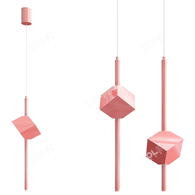 PARDIS Set Suspension Lamp (10cm) 3D model image 4