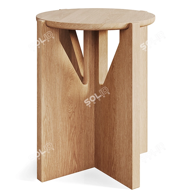 Sleek Scandinavian Style Furniture 3D model image 4