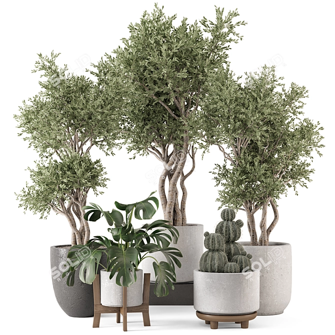 Ferm Living Bau Indoor Plant 3D model image 1