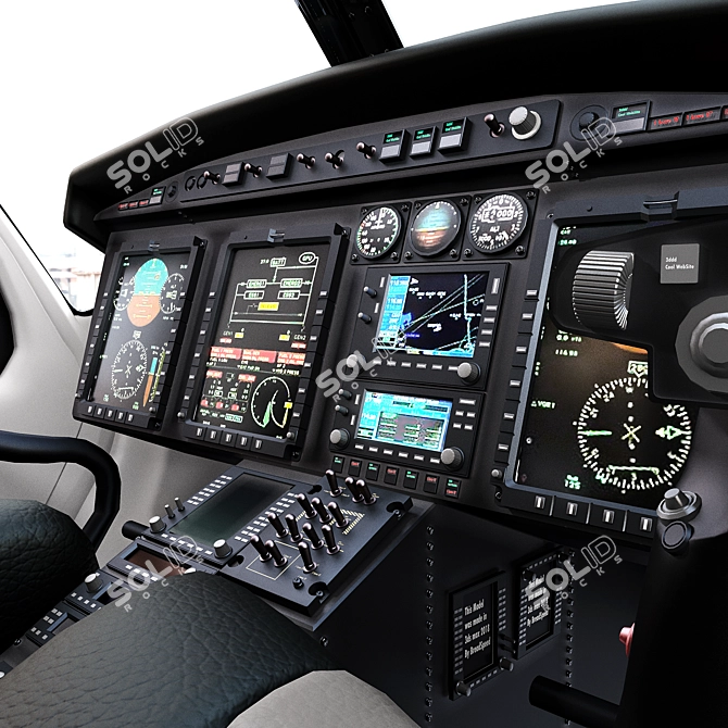 Bell429 Helicopter Model: 3D  3D model image 5