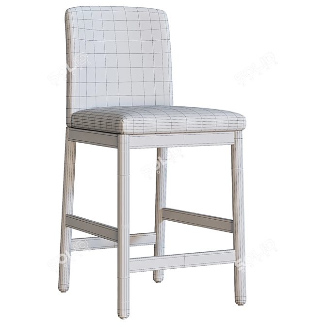  Modern Hargrove Bar Stool 3D model image 7