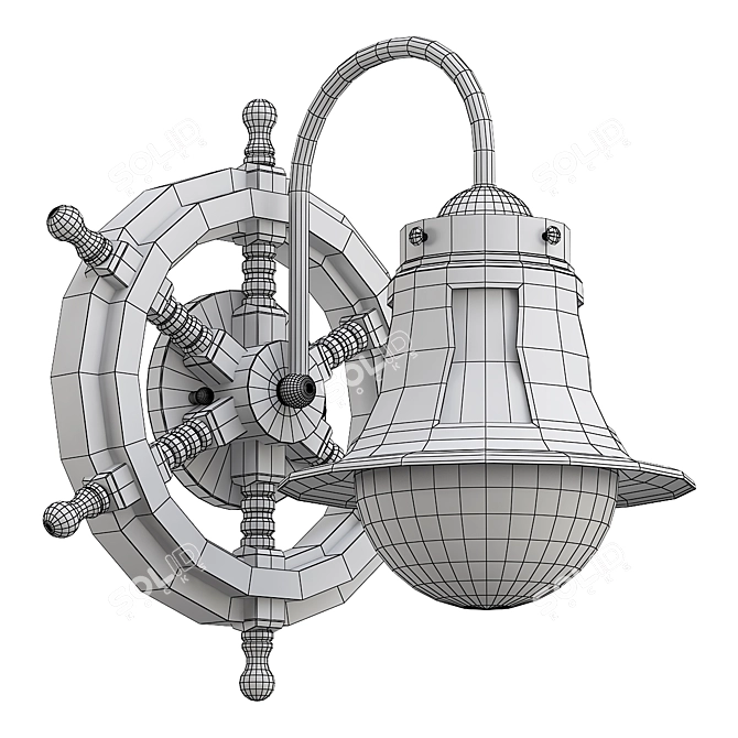 Modern 3D Model Light Fixture 3D model image 2