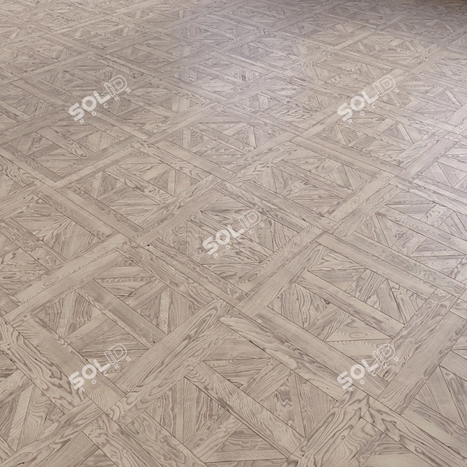 High-Quality 3D Wooden Floor Model 3D model image 2