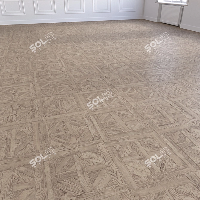 High-Quality 3D Wooden Floor Model 3D model image 4