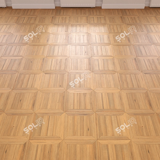 Wooden Floor 3D Model Meshes 3D model image 3