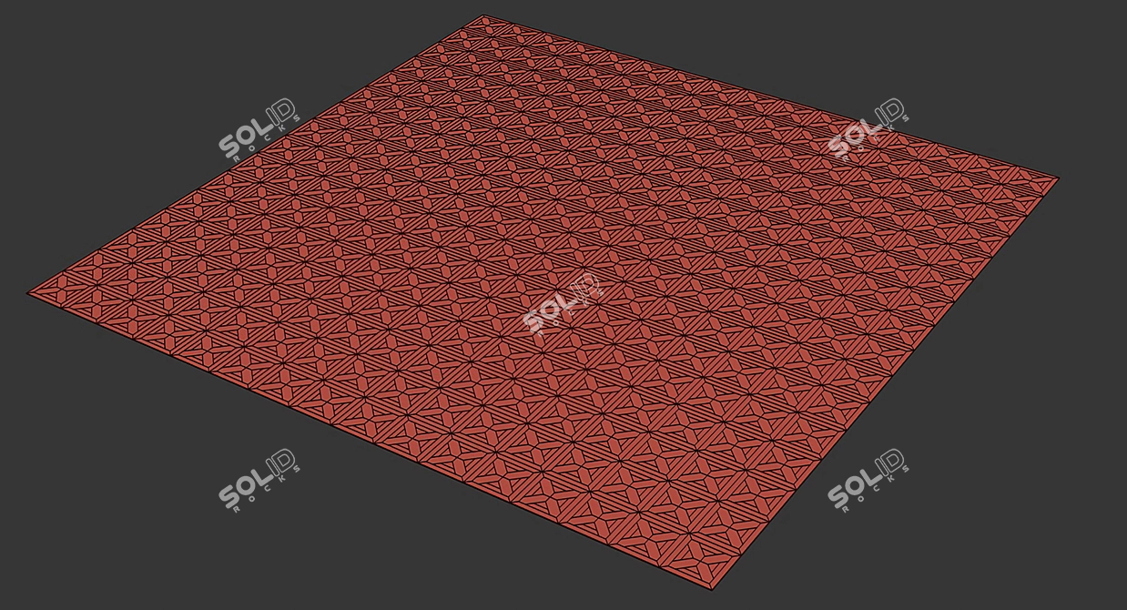 Wooden Floor 3D Model Meshes 3D model image 5