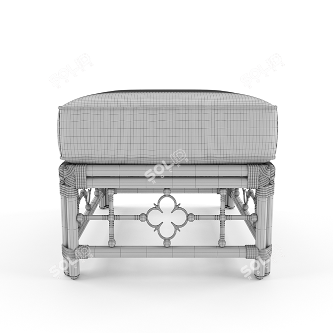 Mimi Ottoman 3D Model 3D model image 3