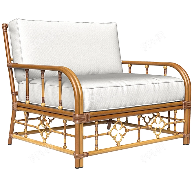 Mimi Hug Chair 3D Model 3D model image 1