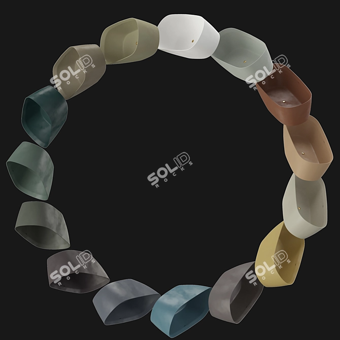 Inbani Forma Bathtub Set 3D model image 6