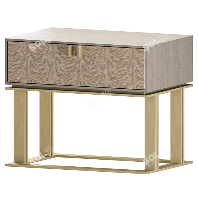 Modern Brisbane Bedside Table: Frato 3D model image 1