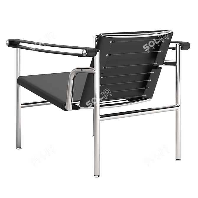 Modern LC1 Le Corbusier Chair 3D model image 4