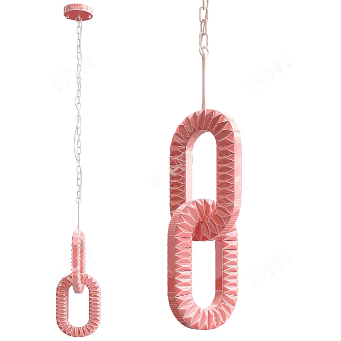 Beverly Hills Crystal Chandelier LED 3D model image 3