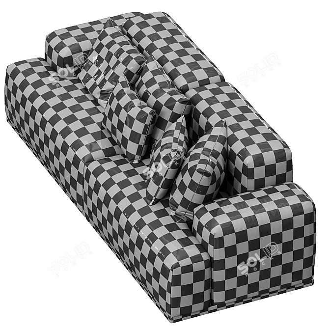 Modular Muuto Connect Sofa Lounge 3D model image 4