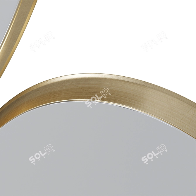 Luxury Jetset Mirror by Kare 3D model image 3