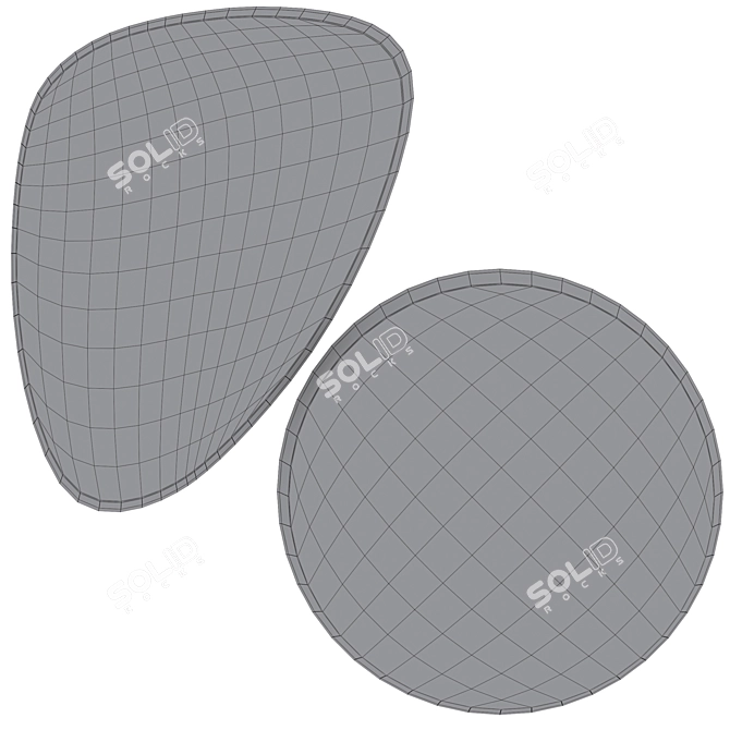 Luxury Jetset Mirror by Kare 3D model image 4