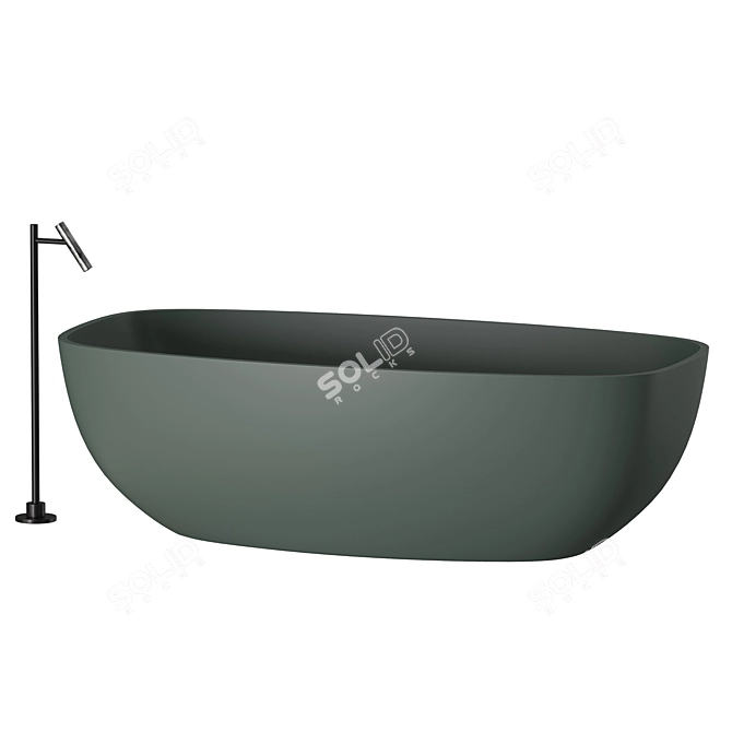 Inbani Temple Bathtub Set 3D model image 1