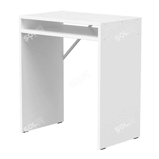 TORALD Writing Desk with Shelf 3D model image 4