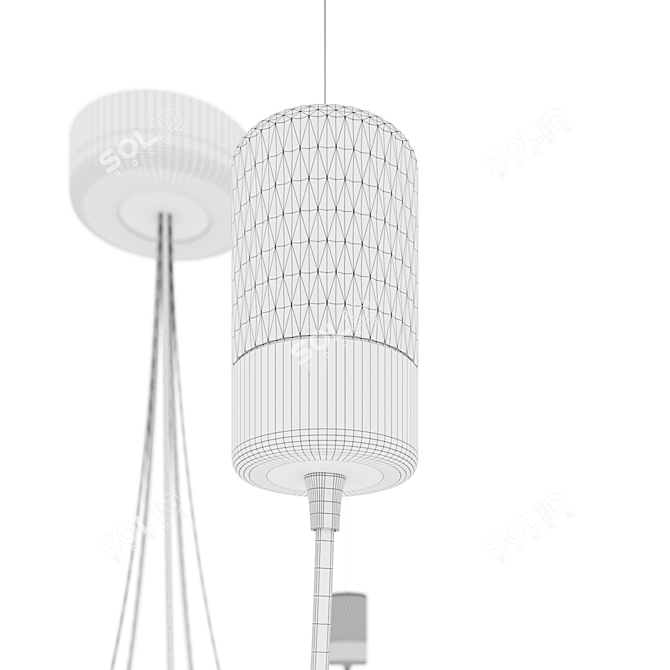 Modern Moooi Gravity Chandelier | Gravity5 & Gravity7 3D model image 10