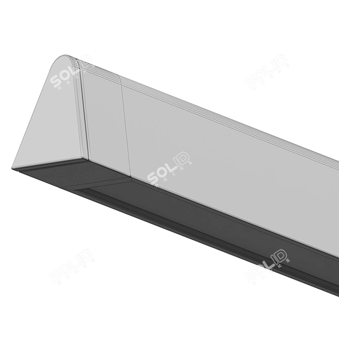 Modern Art LED Picture Light 3D model image 5