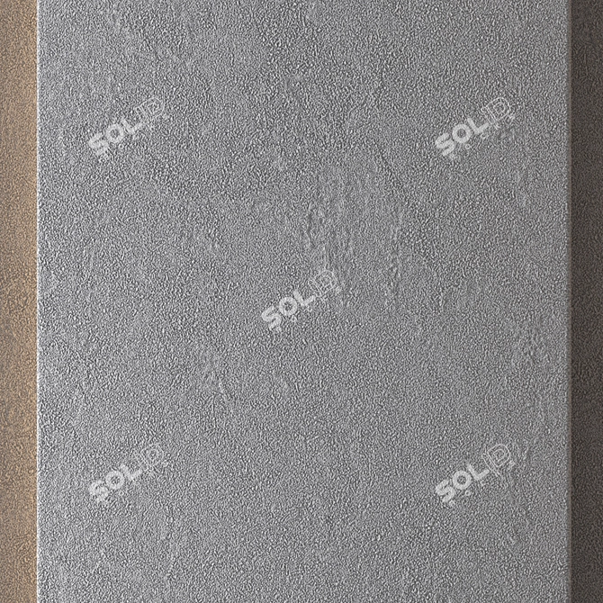Seamless Plaster Popcorn Drywall Texture 3D model image 3