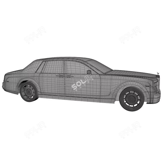  2008 Rolls-Royce Phantom Interior Kit 3D model image 4